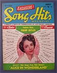 Song Hits Magazine-August 1951-Elizabeth Taylor Cover