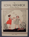 Royal Neighbor Cover By Esther Harmon - May 1934
