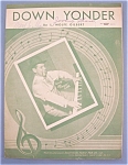 Sheet Music For 1948 Down Yonder (Joe Carr Cover)
