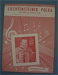 Sheet Music For 1957 Liechtensteiner Polka