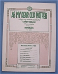 Sheet Music For 1927 As My Dear Old Mother