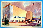 1933 Century of Progress, Czechoslovakian Bldg Postcard