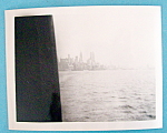 1939 Photograph From A Boat to Manhattan's Tip
