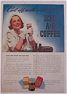 Vintage Ad: 1938 Iced A & P Coffee