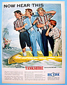 Vintage Ad: 1957 Yankshire Leisure Wear