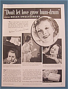 Vintage Ad: 1933 Lux Toilet Soap With Helen Twelvetrees
