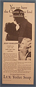 Vintage Ad: 1933 Lux Toilet Soap With Jean Harlow