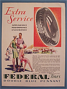 Vintage Ad: 1929 Federal Tires