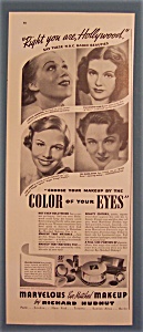 Vintage Ad: 1937 Richard Hudnut Make Up/manners,wragge