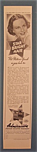 Vintage Ad: 1936 Admiracion Shampoo W/wendy Barrie