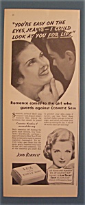 Vintage Ad: 1935 Lux Soap With Joan Bennett