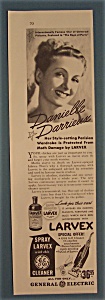 Vintage Ad: 1938 Larvex W/ Danielle Darrieux