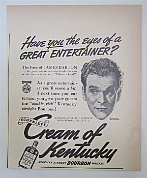 1937 Cream Of Kentucky With Face Of James Barton