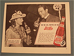 Vintage Ad:1941 Pepsi-cola/martha Scott/william Gargan