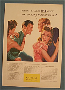 Vintage Ad: 1940 Listerine