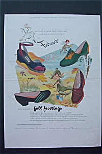 1952 Fortunet Shoe Magazine Proof W/two Fairies