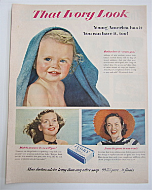 1950 Ivory Soap With Baby & Two Women