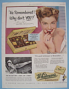 1952 Whitman's Chocolates With Esther Williams