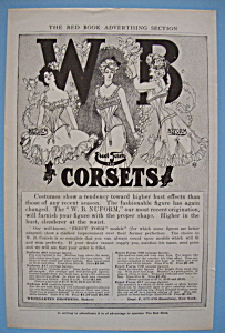 Vintage Ad: 1905 W. B. Erect Form Corsets