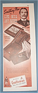 Vintage Ad: 1946 Craftsman Billfold W/wallis Clark