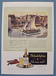 Vintage Ad: 1946 Philadelphia Blended Whiskey