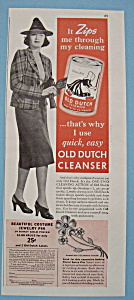 Vintage Ad: 1939 Old Dutch Cleanser