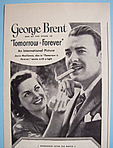 Vintage Ad: 1945 Blackstone Cigars With George Brent