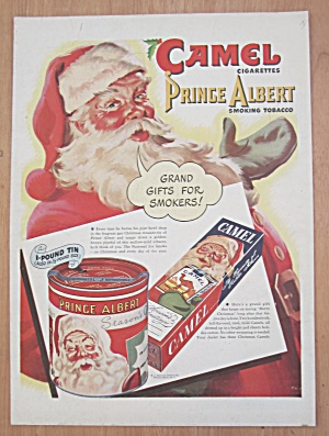 1946 Camel Cigarettes With Santa Claus