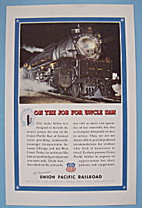 Vintage Ad: 1943 Union Pacific Railroad