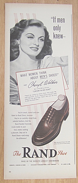 1946 Rand Shoes With Cheryl Walker
