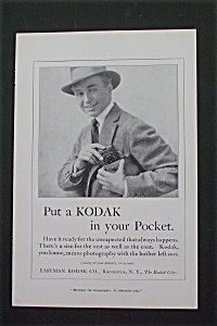 1916 Eastman Kodak Company With Man & Camera