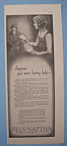 Vintage Ad: 1926 Fels Naptha