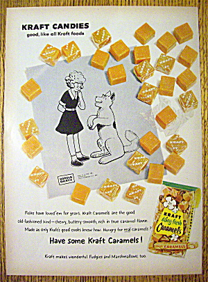 1959 Kraft Caramels With Little Orphan Annie