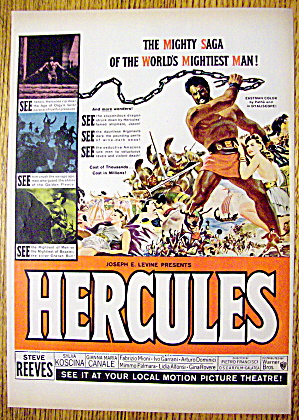 1959 Hercules With Steve Reeves