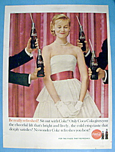 1960 Coca Cola (Coke) With A Woman At A Party