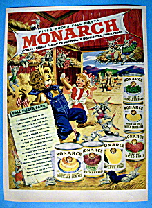 Vintage Ad: 1949 Monarch Finer Foods