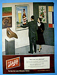Vintage Ad: 1952 Schlitz Beer By John Falter