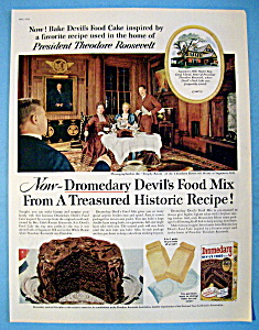 Vintage Ad: 1956 Dromedary Devil's Food Mix