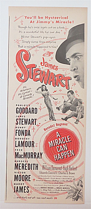 1948 A Miracle Can Happen With James Stewart