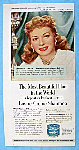 1952 Lustre Creme Shampoo With Maureen O'hara