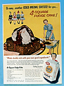 Vintage Ad: 1954 Gold Medal Flour