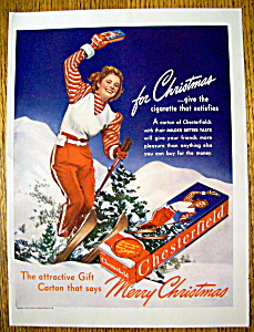 1940 Chesterfield Cigarettes W/ Smart Girls
