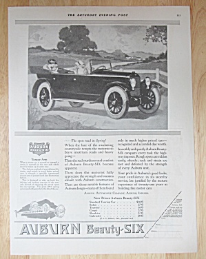 1921 Auburn Beauty Six With The Torque Arm