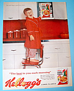 Vintage Ad: 1962 Kelloggs Corn Flakes Cereal