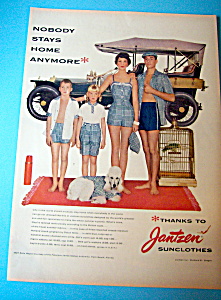 1957 Jantzen Sun Clothes With Matching Outfits