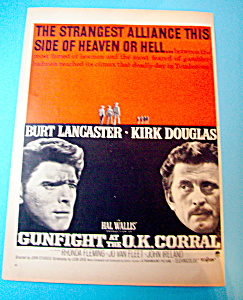 Vintage Ad: 1957 Gunfight At The O.k. Corral