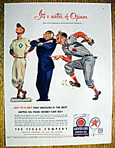 Vintage Ad: 1952 Texaco Havoline Motor Oil