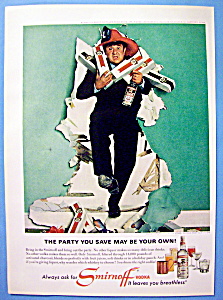 Vintage Ad: 1966 Smirnoff Vodka With Buddy Hackett
