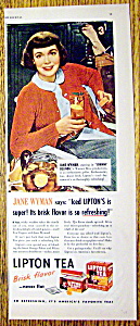 1948 Lipton Tea With Jane Wyman