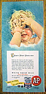Vintage Ad: 1947 White House Evaporated Milk
